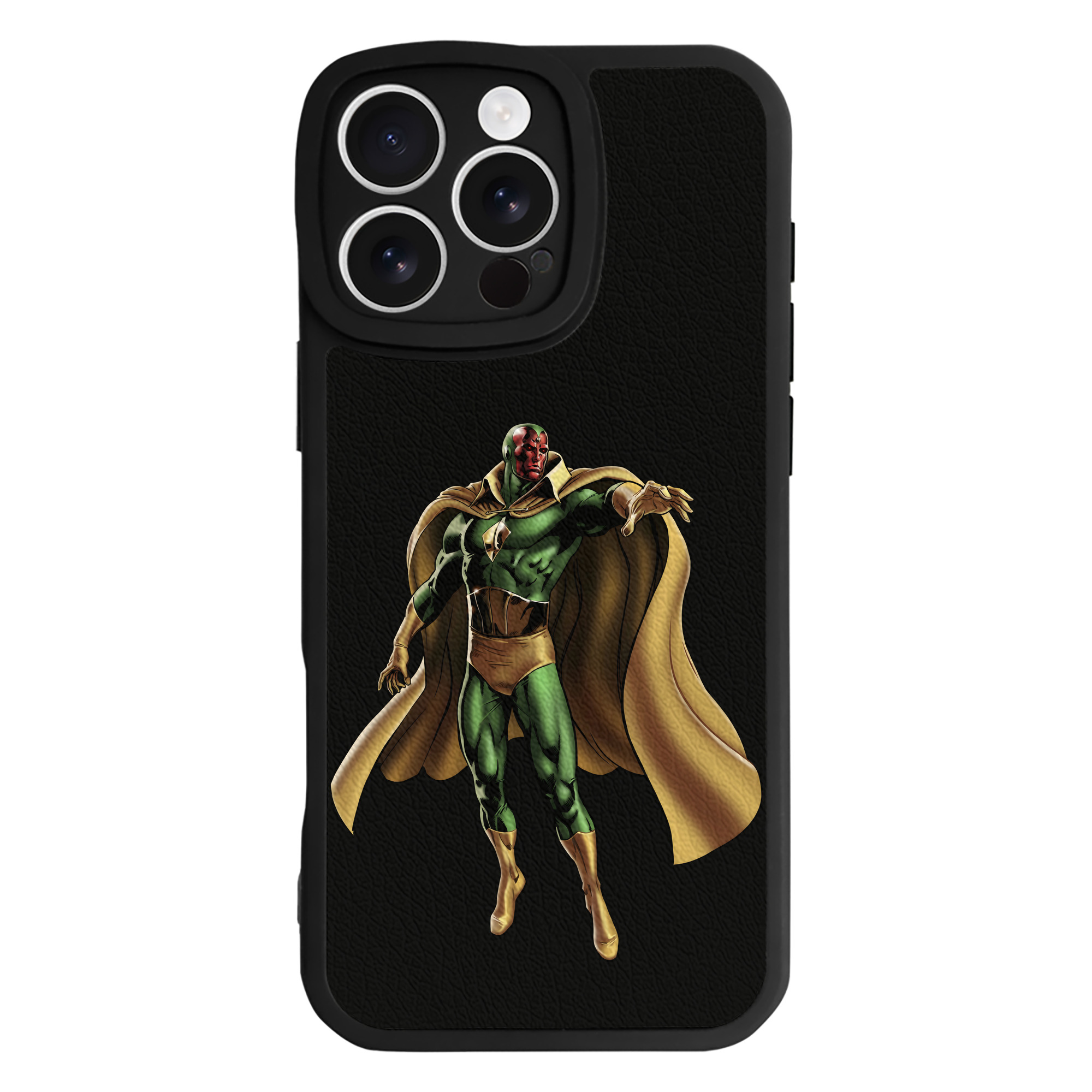 （画像用） アベンジャーズ The Avengers 【iPhone 16シリーズ対応】シリコンスマホケース（レザー調） 材質：シリコン